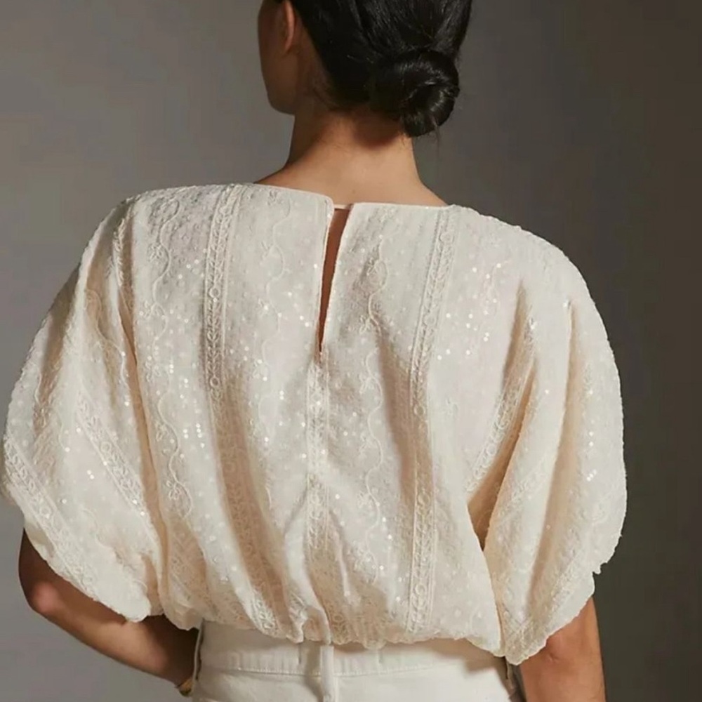 Anthropologie | Endless Rose Bubble Top